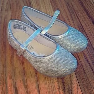 Silver and Gold Sparkly Flats!
